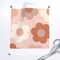 Retro Floral Terracotta Cream 1970S Blush Pink Midcentury Custom Printed Fabric by Spoonflower Various Fabrics by the Yard or Fat Quarter